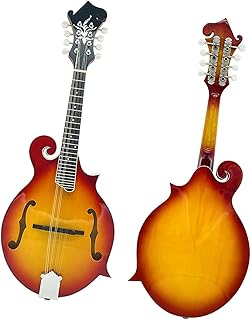 Mandolin Mandolin Stringed Instrument Eight-string F-type Mandala Mandolin Instrument for Beginner