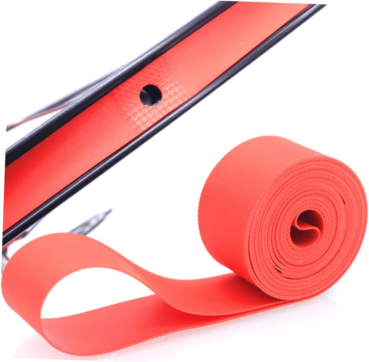 Hemoton 10pcs Mountain Bike Tire Liner PVC Puncture Rim Tape Wear Resistant Bike Puncture Belt for Boys and Girls Cycling