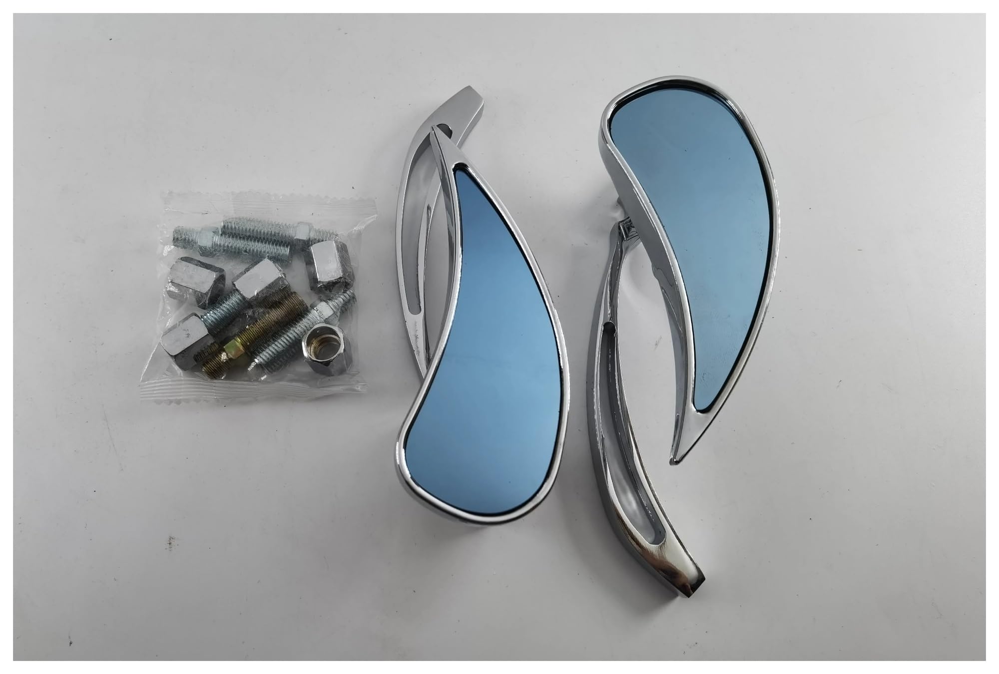 pour Har&Ley Motorcycle Cruiser Chopper Dyna Electra Glide Rétroviseurs Rétroviseurs Guidon Miroirs Arrière