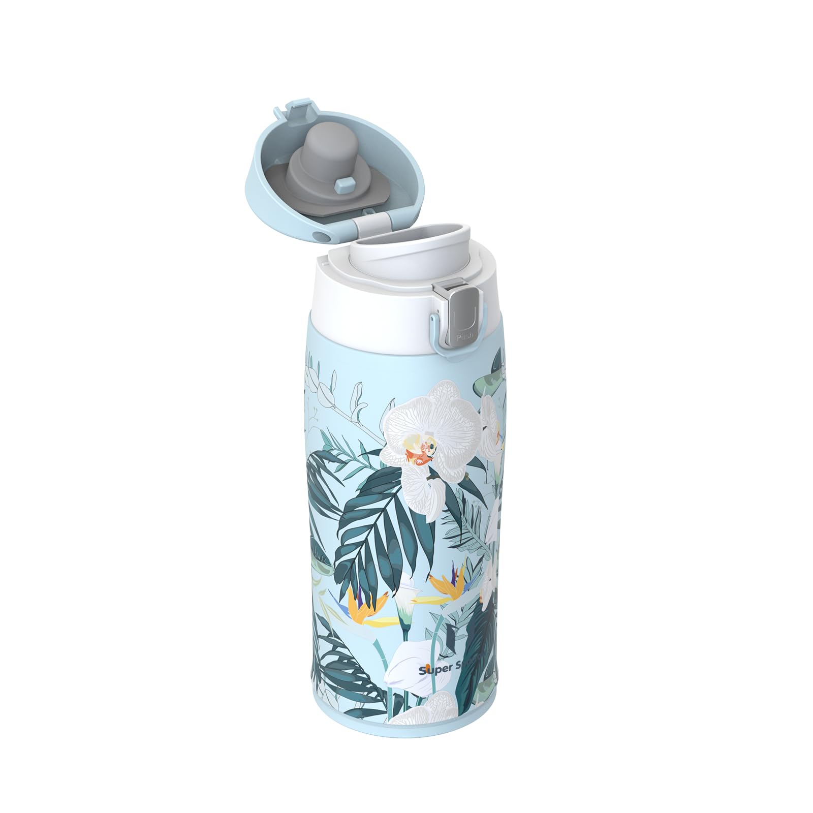 Super Sparrow Borraccia Termica, Acciaio Inox Bottiglia Termica - 350ml, 500ml, 750ml, 950ml - Senza BPA Tazza Termica, Borraccia Termica per Bambini, Scuola, Sportiva, Bici, Campeggio, Palestra