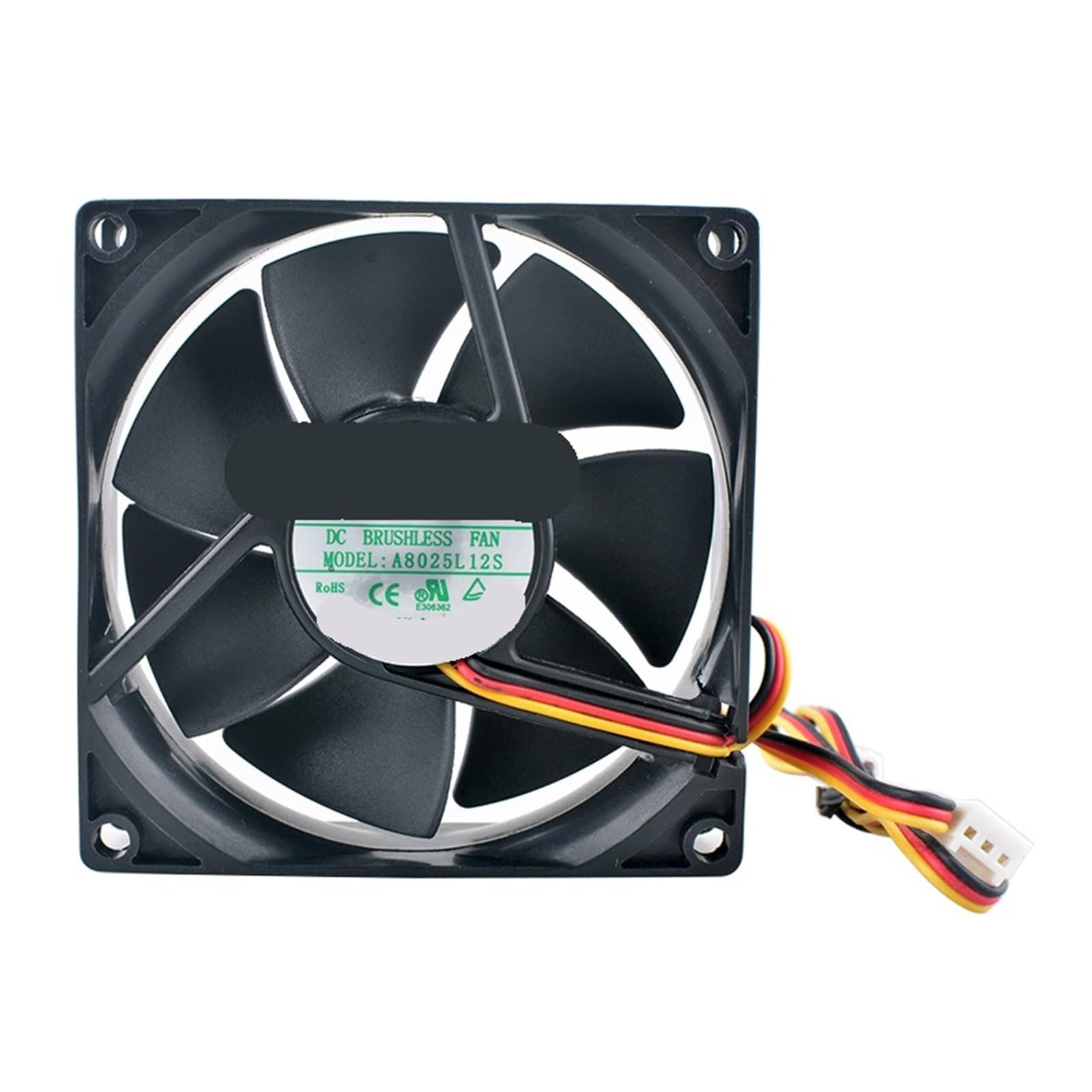 JJKKOZVQF A8025L12S 8cm 80mm fan 80x80x25mm DC12V 0.04A 2pin 3pin 2000rpm cooling fan