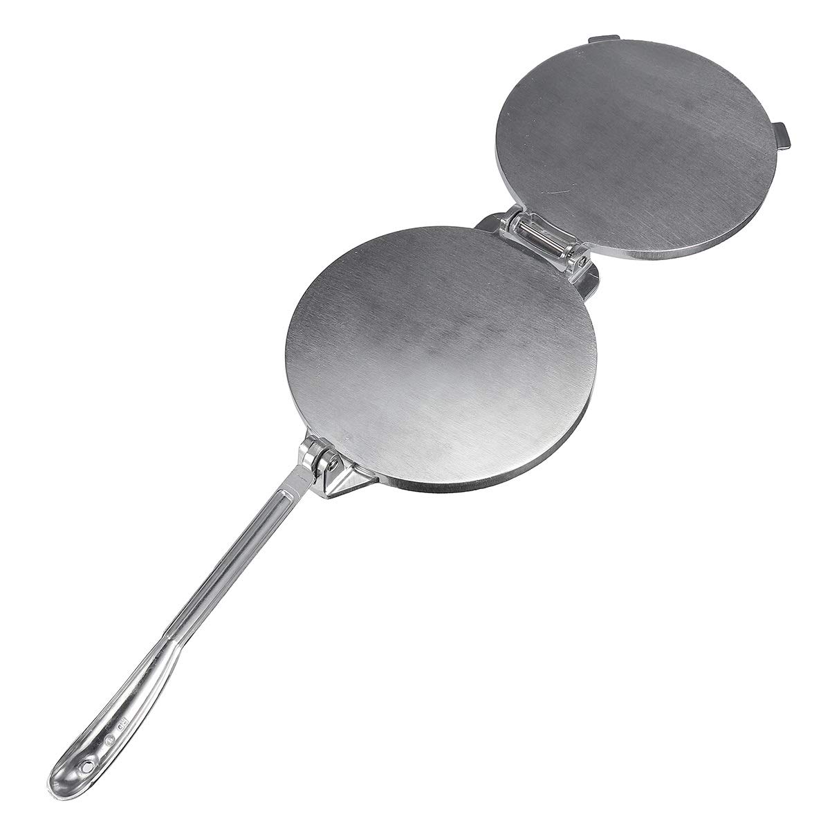 Chapati Machine Fabricant de Tortilla Pliable Presse Heavy Aluminium Viande Press Gadgets Outils de Cuisson Outils à Tarte Outils Argent/Orange Cuisine Accessoires Presse à Tortilla