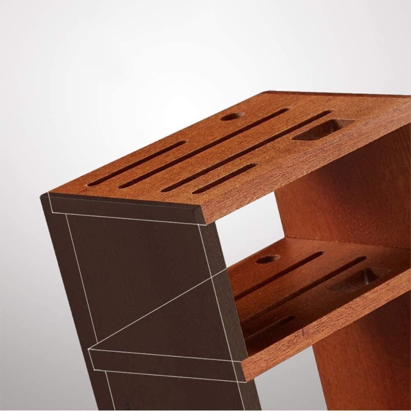 Kitchen Knife Holder Knife Block Ebony Universal Knife Holder Storage Rack Keep Your Knives Organized and Clean Knife Stand Knofe Holder