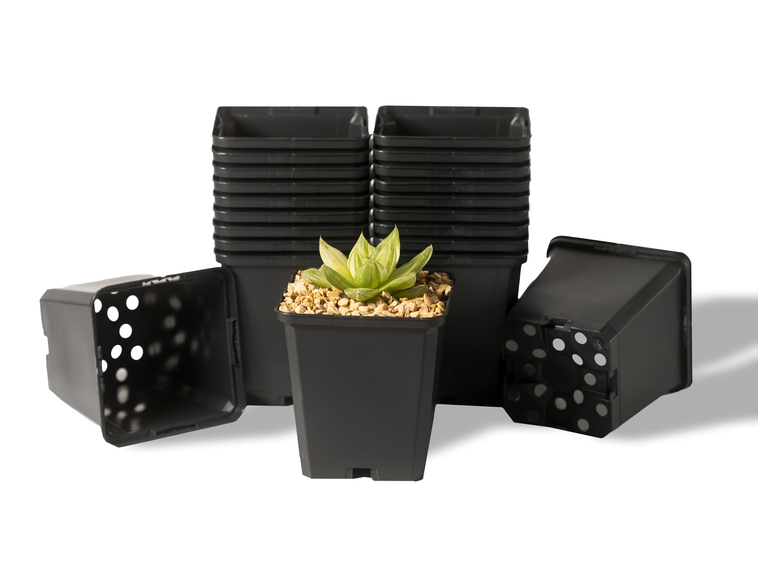 Vaso Quadrato ''Liscio Classic'' Per Fiori E Piante Da Giardino -40 Cm - Foto 9