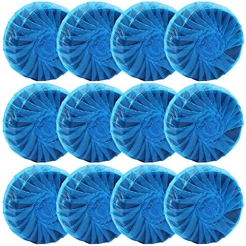 KISSBUTY 12 Pieces Blue Automatic Disposable Bathroom Cleaners Toilet Cleaning Clean Toilet Bowl Cleaner - Thumbnail 3
