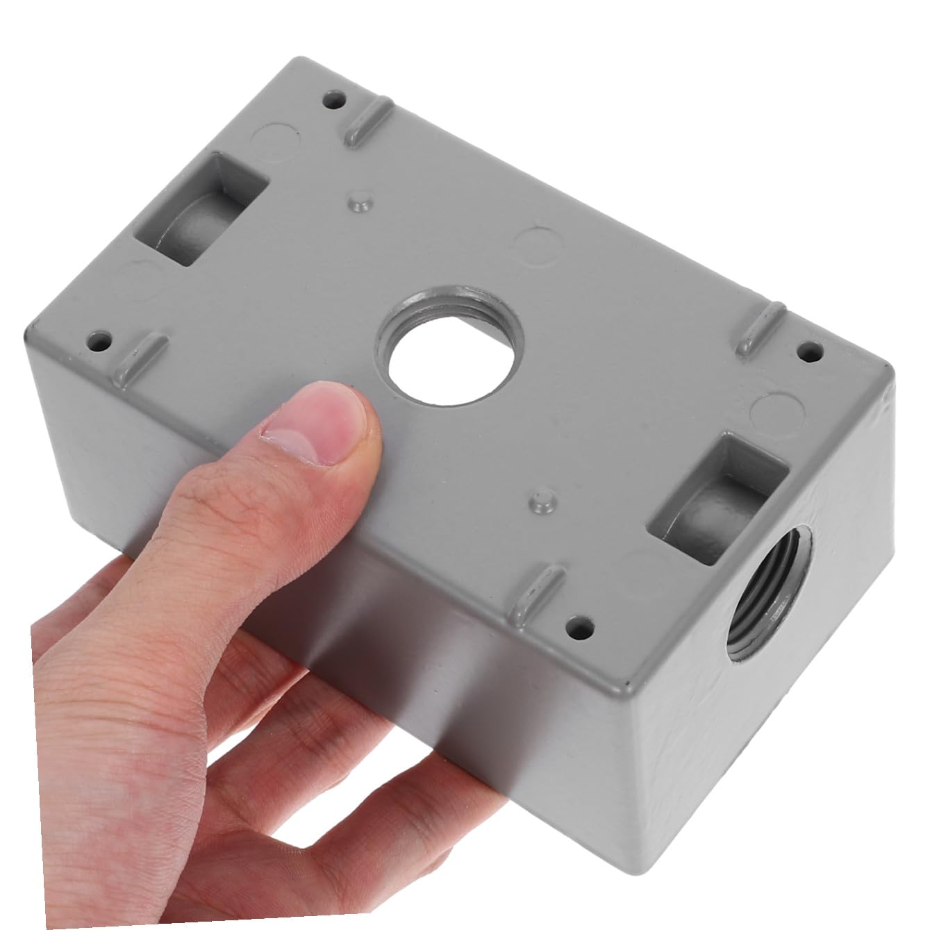 jojofuny 4pezzi Scatola Elettrica Per Esterni Outlet Box Senza Coperchio Installazione Facile Resistente Alle Intemperie Per Ambienti Commerciali e Residenziali
