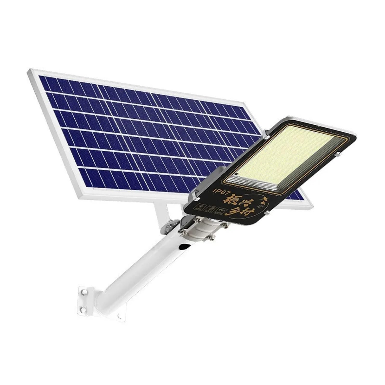 LNHHG Solar Flood Light 600LED 250W Solar Street Light Outdoor Aluminum Garden Sunlight Remote Control Waterproof Lamp for Garden Driveway Garage Patio
