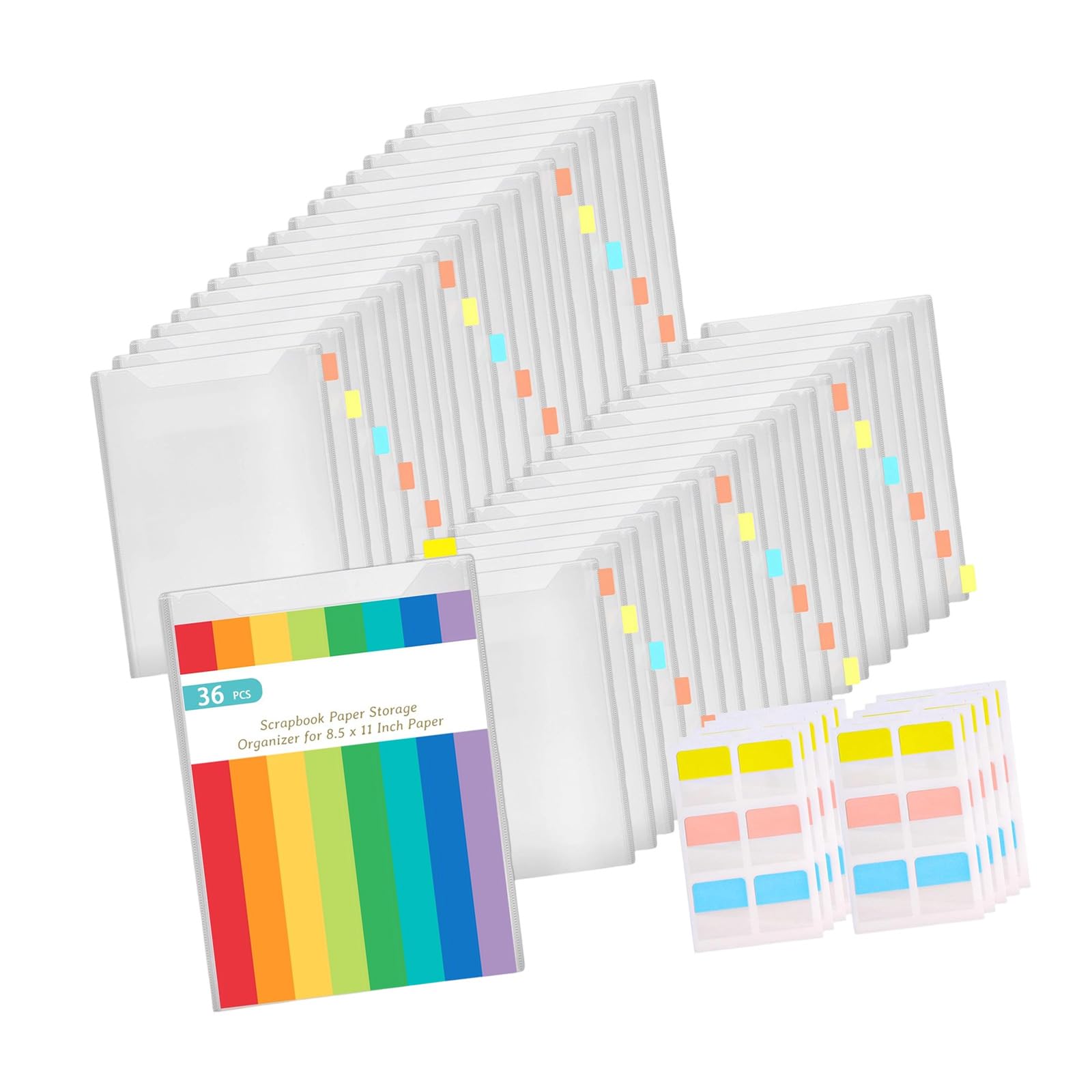Kalttoy 36 Sturdy PP Document Envelopes Offices Supplies OrganizerFor Efficiently Sorting and Carrying Essential Files File Storage Bags