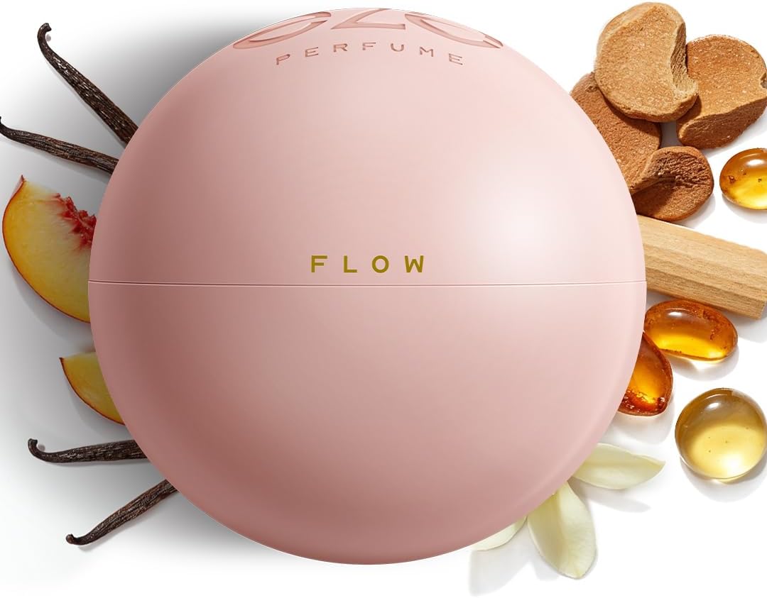 Eze FLOW Eau de Parfum for Women 75ML | Long-Lasting Luxury Perfume | Elegant Peach, Freesia & Rose | Warm Sandalwood, Musk & Vanilla Base | Premium Floral & Woody Fragrance | Captivating Scent | EDP
