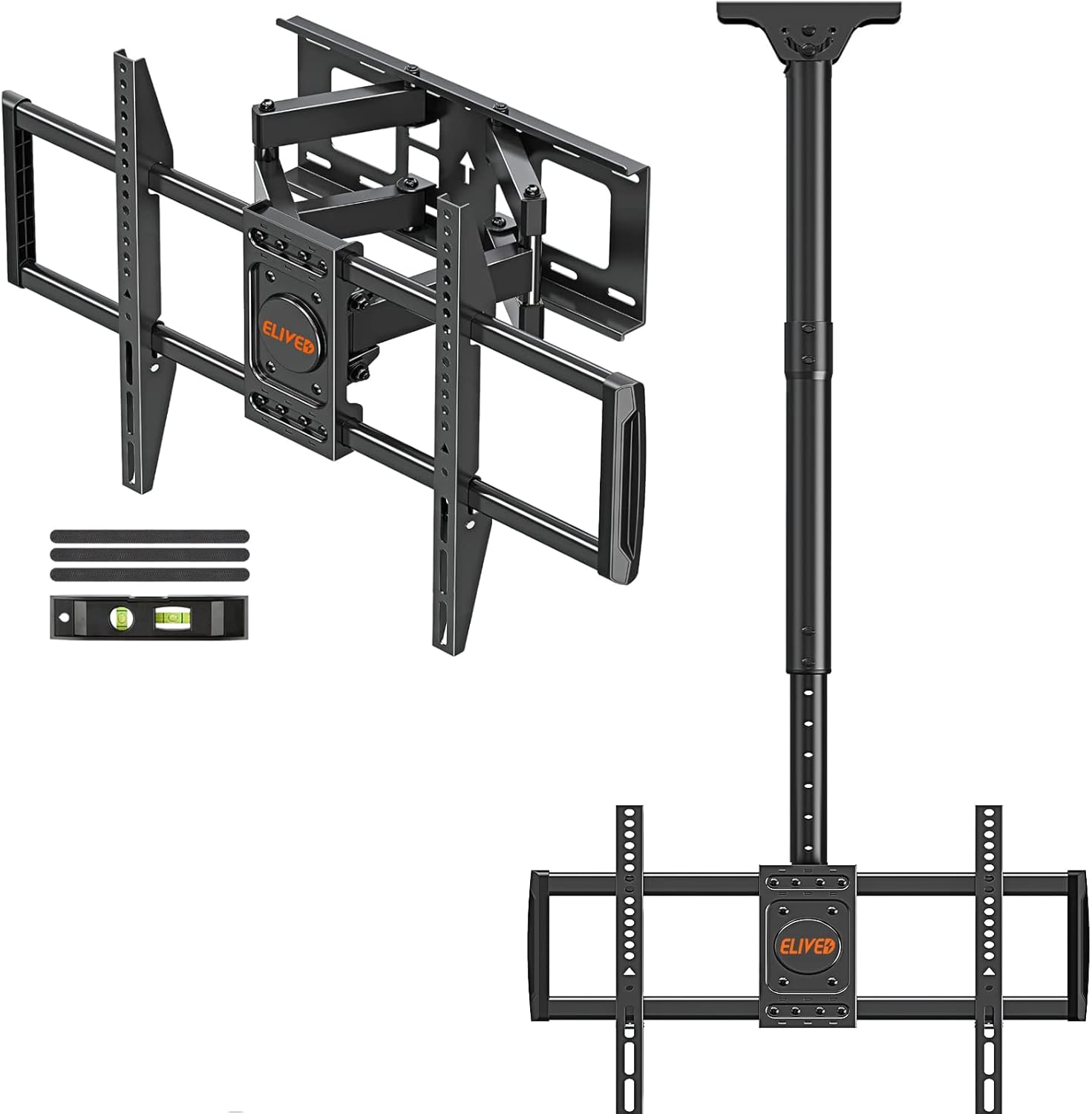 ELIVED Ceiling TV Mount for Most 3775 in TVs YD3016