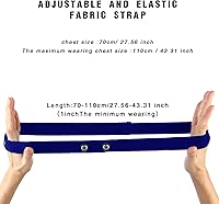 Vista 4 de Polar H10 H9 H7 Correa de pecho de repuesto - Ajustable suave HRM compatible con sensor de frecuencia cardíaca polar Verde