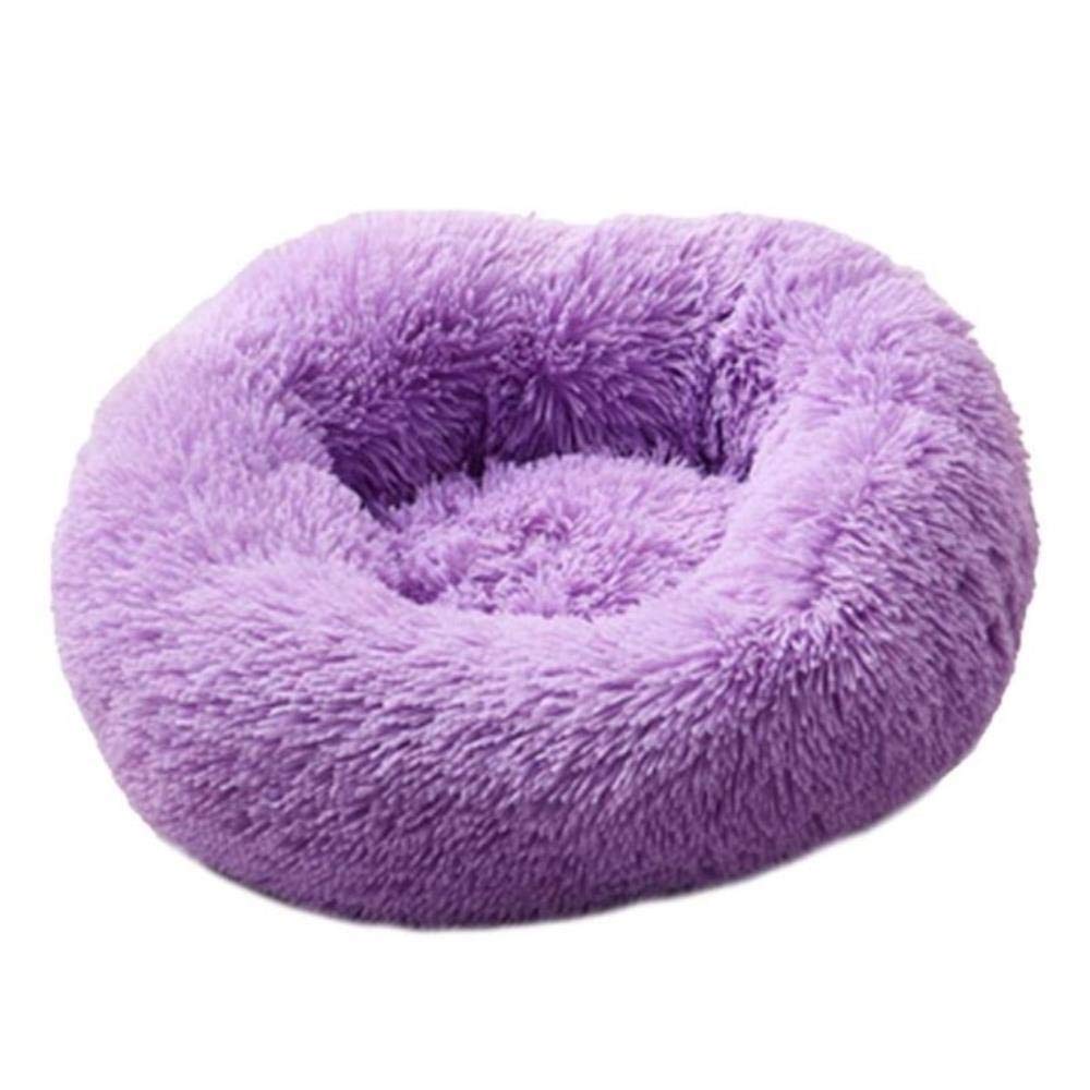 Chenil pour animaux violet 60x60cm idéal pour le salon ou les voyages