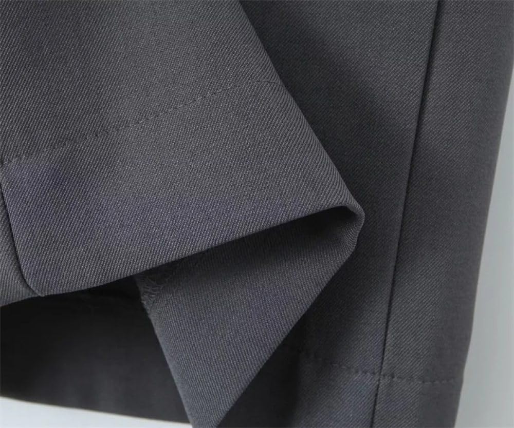 SWEPER Falda Corta De Mujer - Falda Midi De Talle Alto con Pegatina para Mujer, Falda De Corte Recto con Abertura Sencilla para Oficina para Primavera