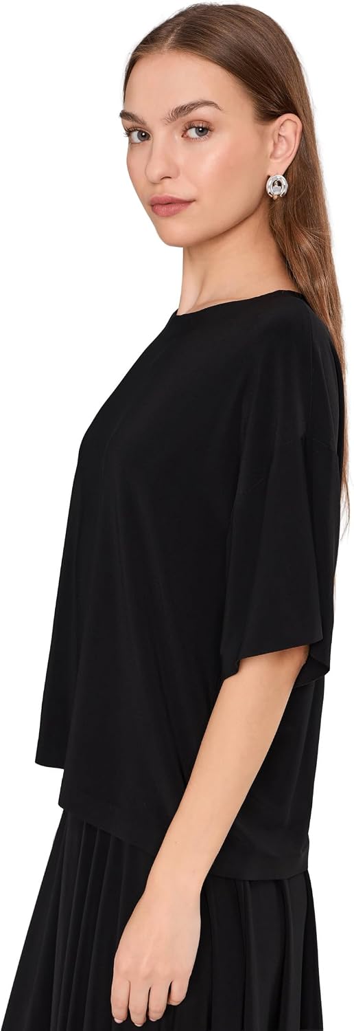 Norma Kamali womens Short Sleeve Boxy T