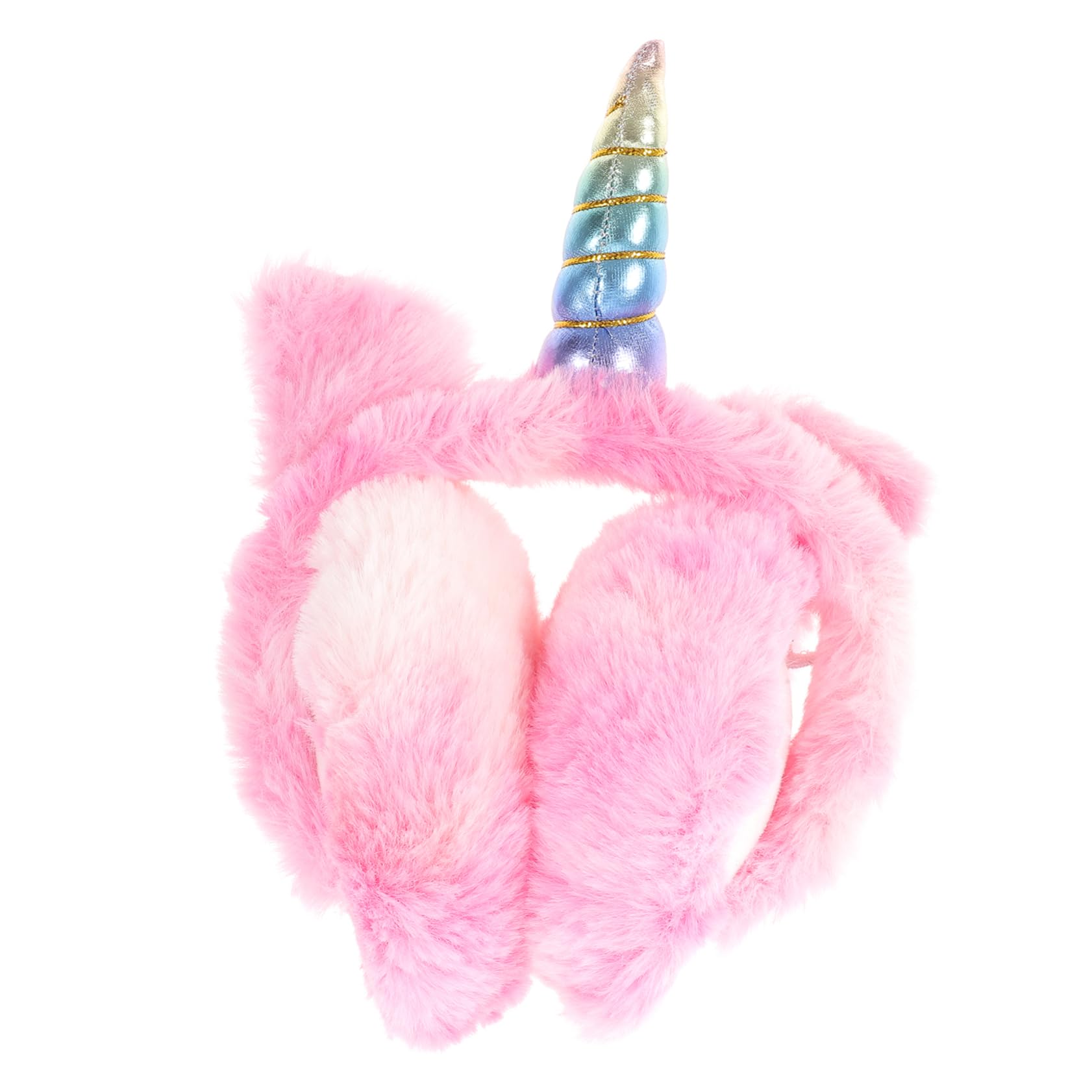 NOLITOY Unicorn Earmuff Boy Girl Plush Ear Warmer Cute Cartoon Design for Winter Material Colors for Boy Girl Keeps Ears Warm Cold Weather