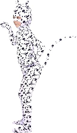 Boys and Girls Spandex Pretty Leopard Costume Kids Animal Bodysuit