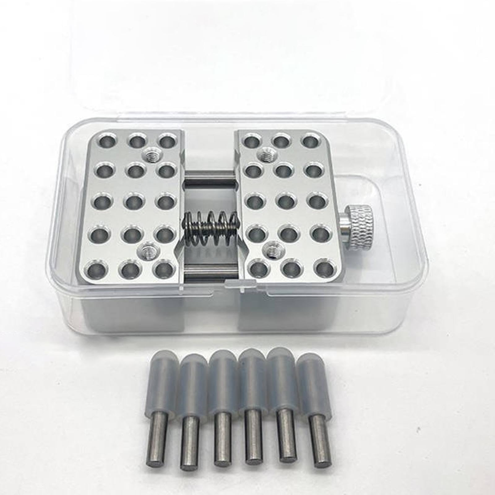 Mini Tornillo de Banco, Tornillo de Banco de Mesa Plano, Herramienta Compacta para Tallar Joyas, Portátil, Mordaza Ajustable, Mini Tornillo de