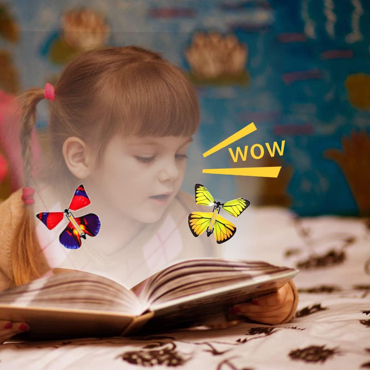 Buy 10 Pieces Magic Flying Butterfly, Wind up Flying Butterflies Card