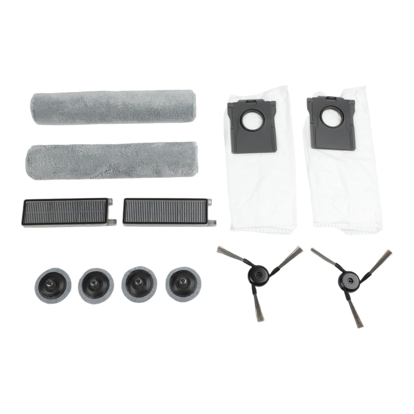 Kit de piezas de repuesto Z50/Z5/Z50 para robot Pro para aspiradora, 2 para cepillos de rodillo principal, 2 cepillos laterales, 2 bolsas de polvo, 4 accesorios de trapeador