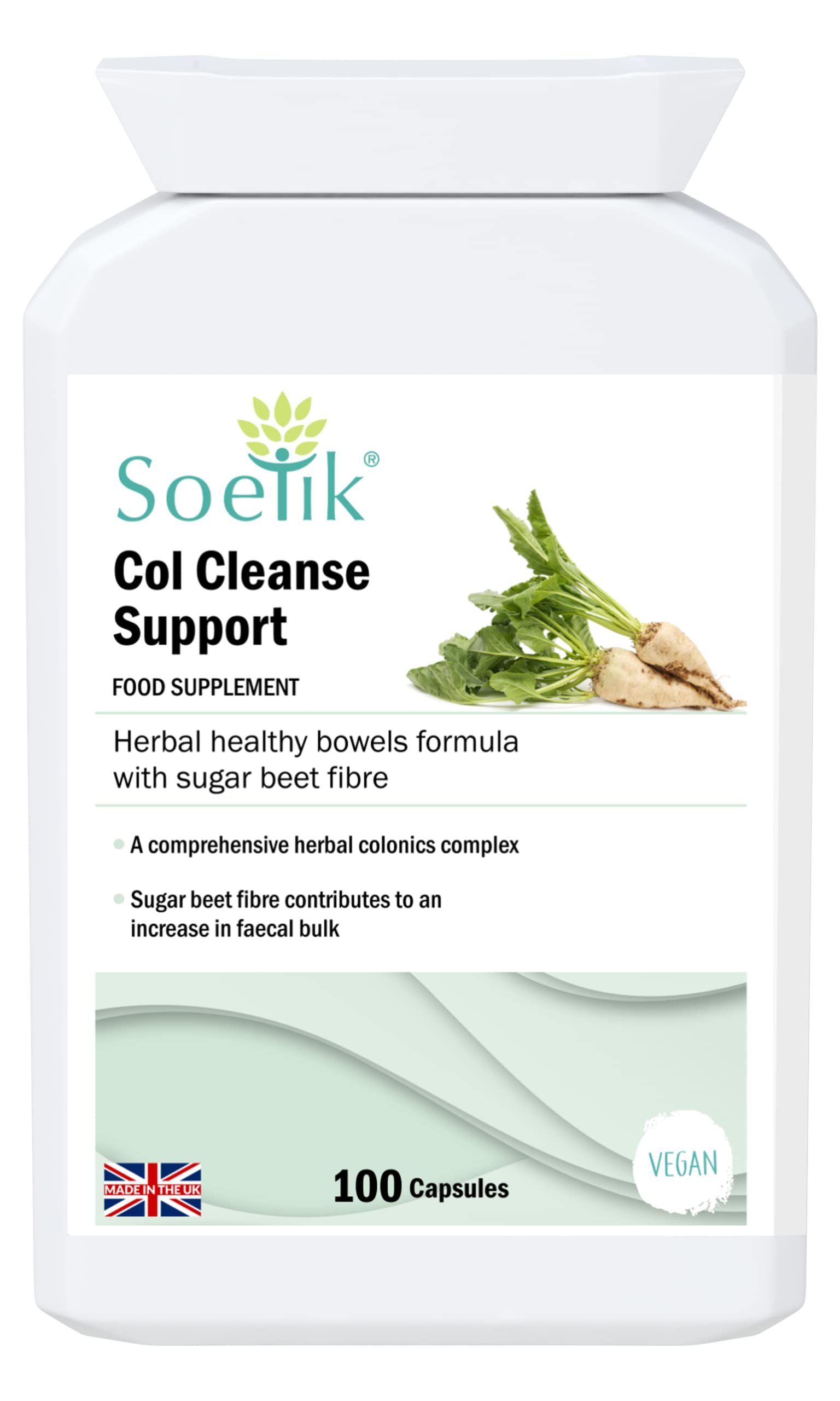 SoetikCol Cleanse Support 100 Caps