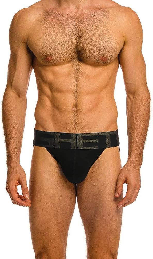BSHETR Mens Jockstrap with Super Wide Band, Basic Cotton Breathable Athletic Supporters for Men - Image 3