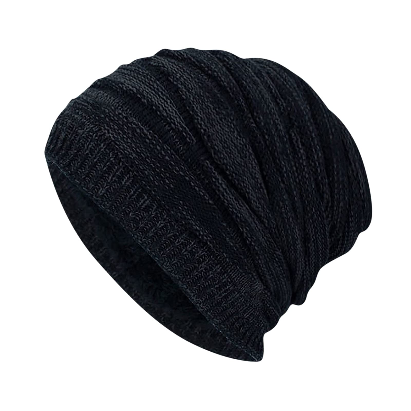 Winter Hats for Men Beanie Fashion Lightweight Cashmere Warm Wool Knit Hat  Fleece Lined Ski Skull Cap