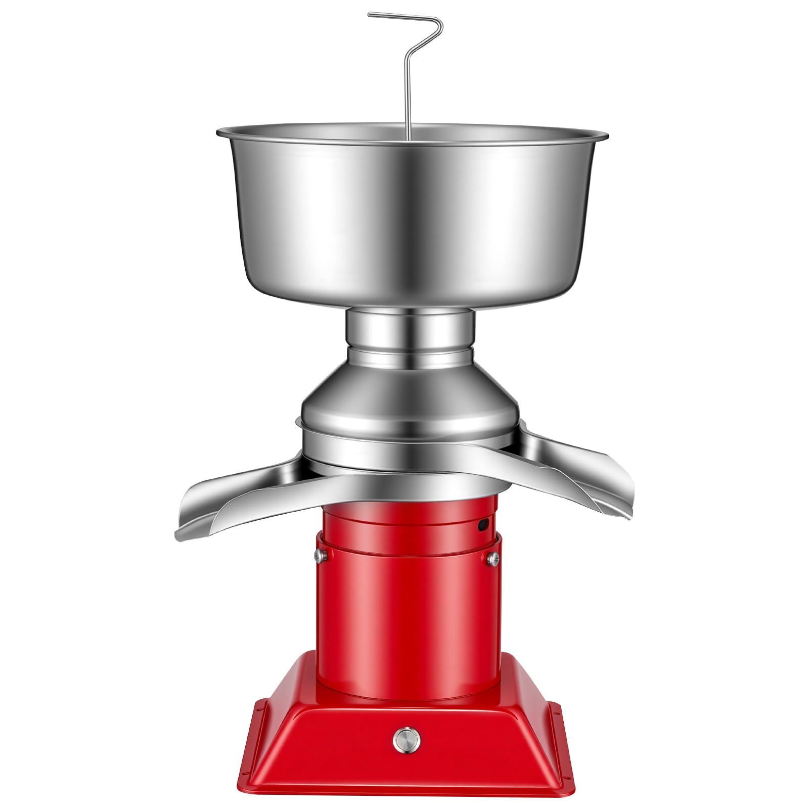 VEVOR Separatore di Latte Elettrico 40 W Centrifuga per Latte Elettrica 60 L/h Controllo a Pulsante, Separatore Panna 10500 giri/min Acciaio Inox 304 Centrifuga Panna con Serbatoio da 4,5 L da Cucina