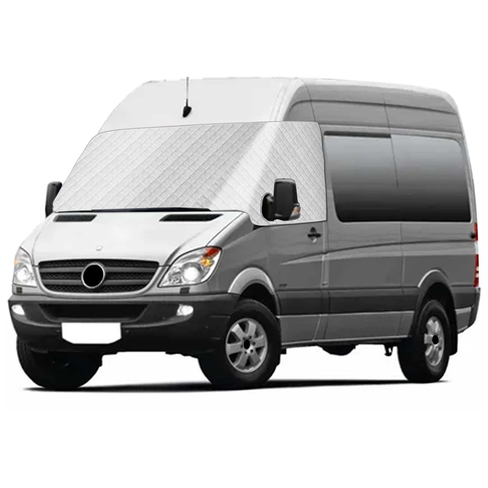 Protector Parabrisas Hielo para Mercedes-Benz Sprinter NCV3 2006-2018, Cubierta de Parabrisas Funda Parabrisa Delantero Coche Protege de Nieve, Escarcha, UV