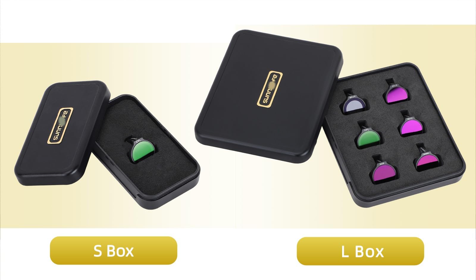 Filtro para dji Neo ND64 ND8 Juego de filtros Reducción de luz MCUV Cámara de Vuelo ND16 Marco Ultrafino Cristal óptico Drone Lente Filtro Accesorios (6-Piece Set)
