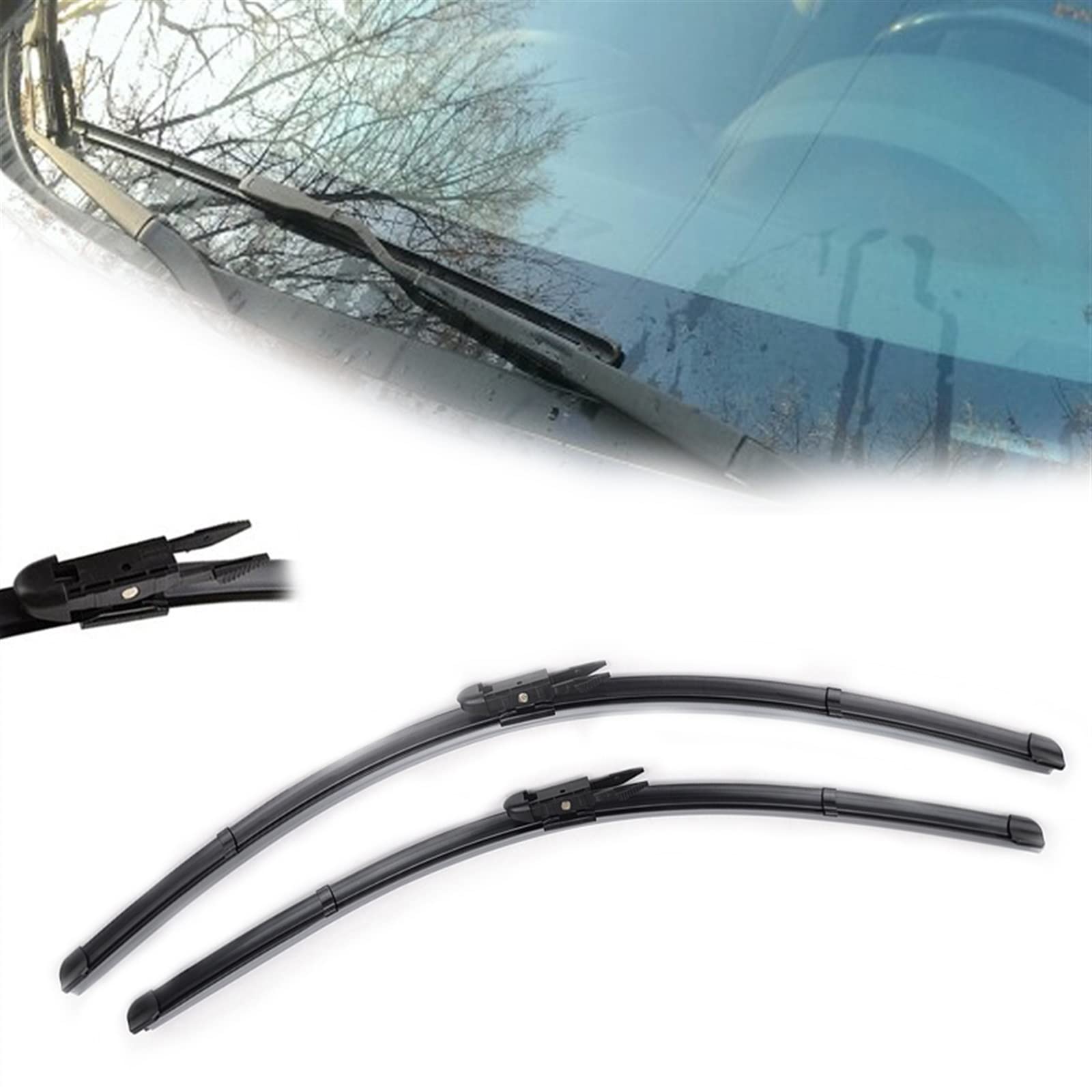 Balais d'essuie-glace avant 24" 22" pour Volvo S60 et XC90 de 2004 à 2016