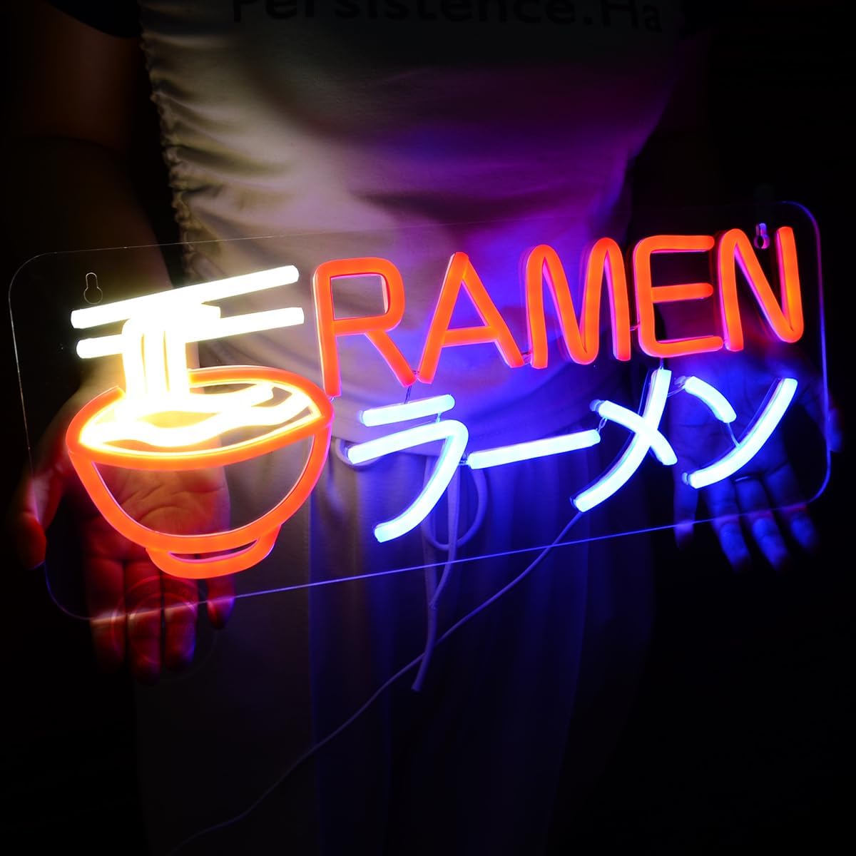 Britrio Ramen ???? Neon Sign Led Neon Lights for Wall Decor Light Up Noodle Signs Resturant Home Bar Kitchen Dinning Room Cafe Japanese Noodle Shop Wall Art Decorations 5V USB Powered