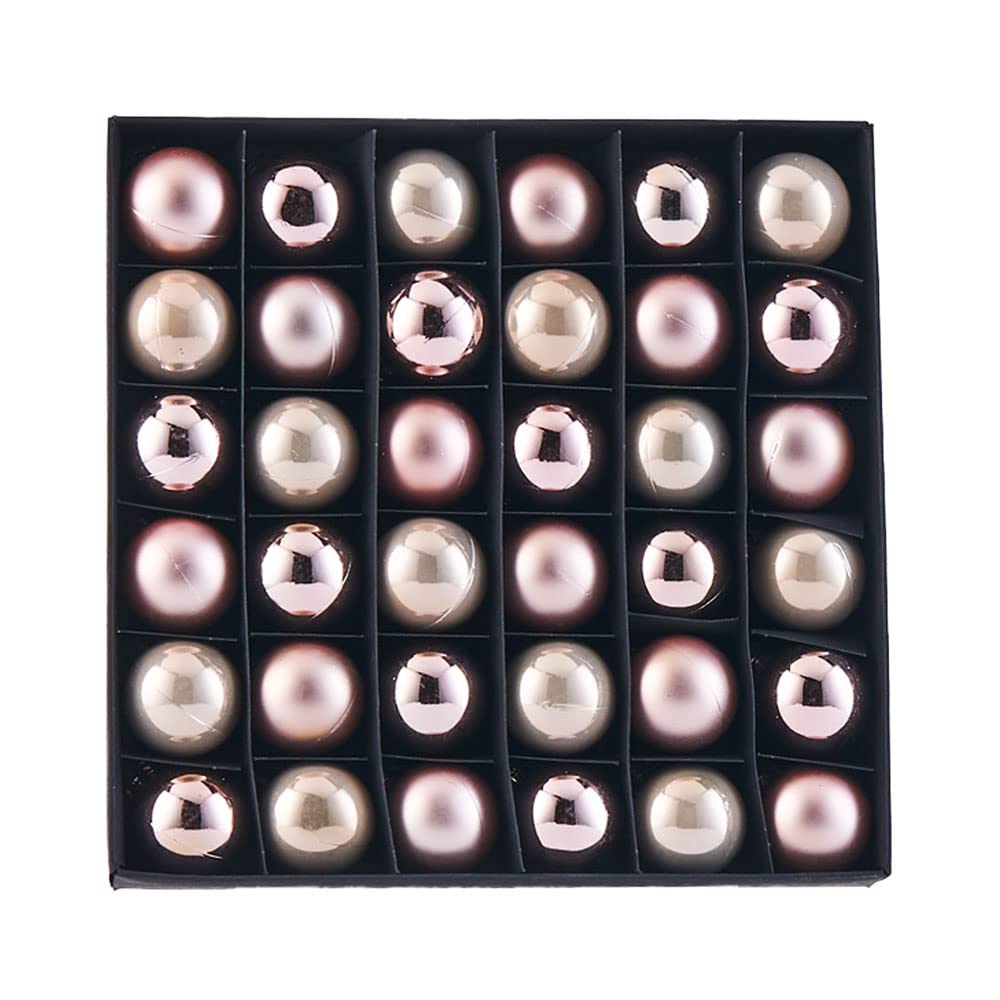 WeRChristmasBaubles, Baby Pink, 3 cm