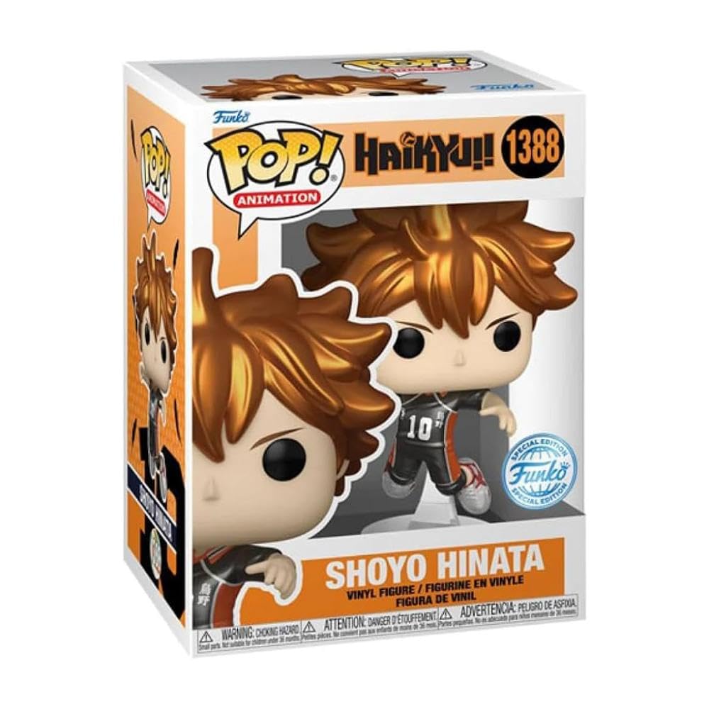 Pop! Animación: Haikyu!! - Shoyo Hinata *Metallic* (Bam Books A Million Exclusive)