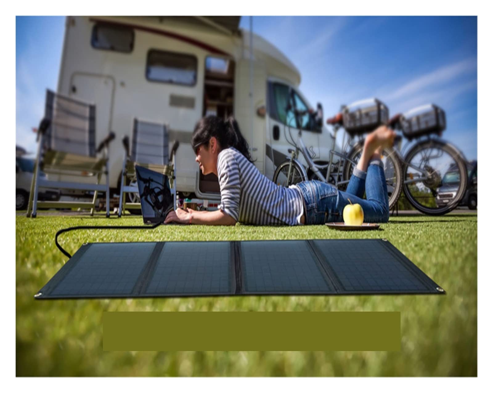 Pannello Solare Pacchetto di Ricarica Solare for Esterni 40W 18V Notebook for Tablet for Telefoni Cellulari Alimentatore Solare di Emergenza for Ricarica Portatile