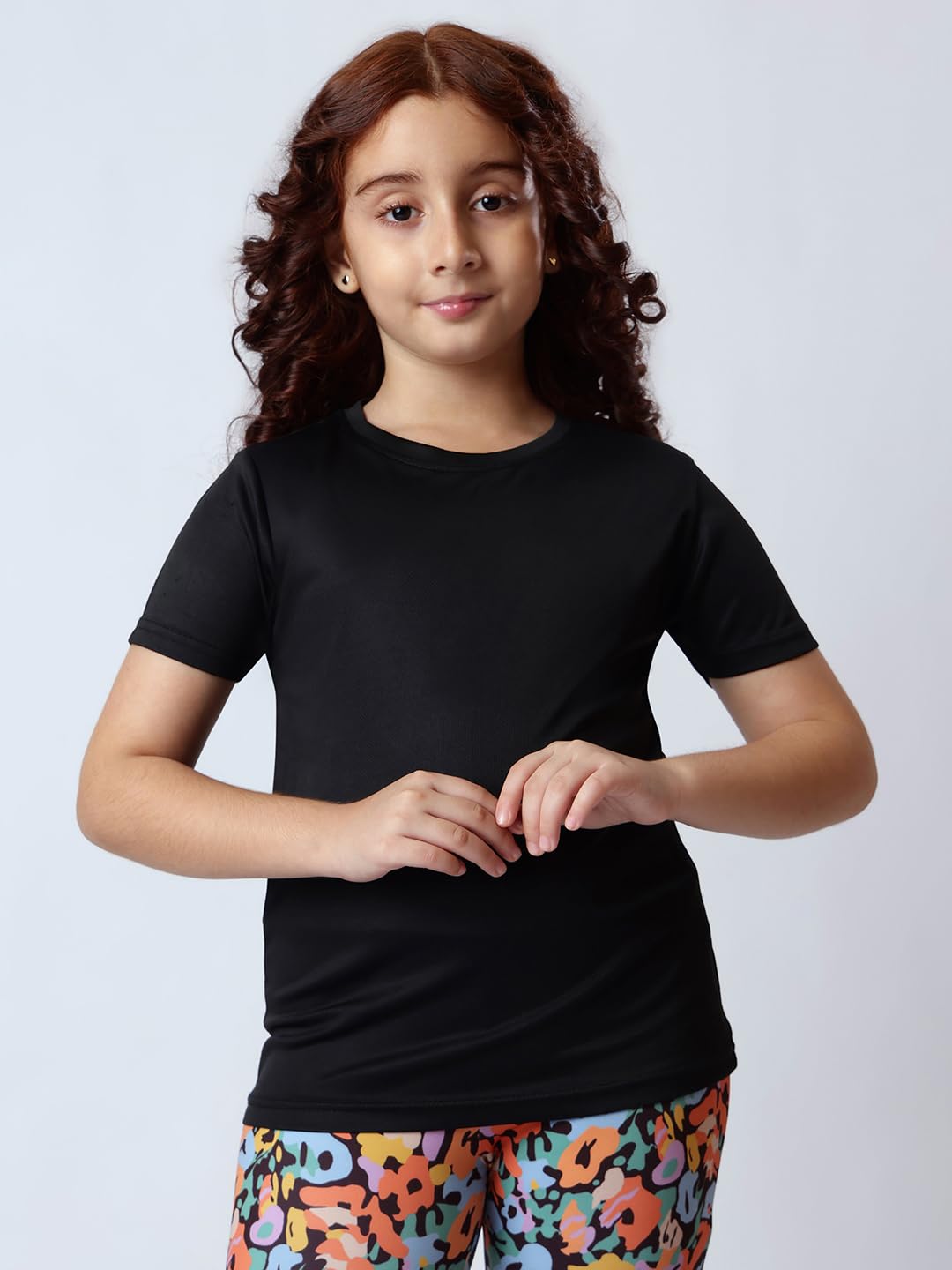 UMILDO ColorPop Power: Girls Activewear Set with a Splash of Fun 4