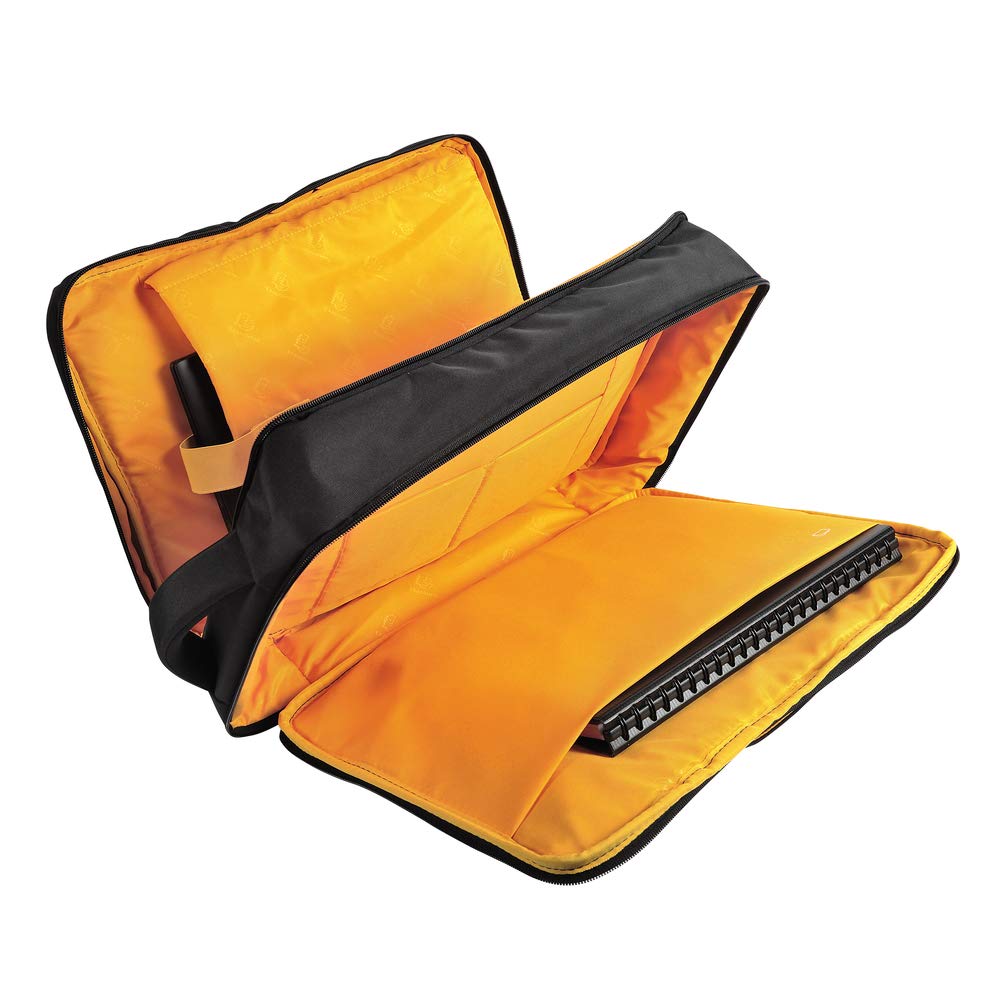 Exacompta 17734E Exactive, Borsa Zaino Nera Per Laptop 15.6 Pollici e Tablet, Poliestere di alta qualtià, Tasche Funzionali Per Riporre Vari Oggetti