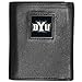 Siskiyou NCAA Sports Herren BYU Cougars Deluxe Leder-Geldbörse, dreifach gefaltet, Einheitsgröße, Schwarz
