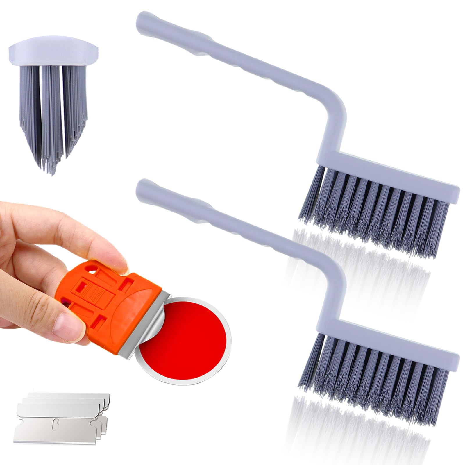 GROUT CLEANER BRUSH Tile Joint Scrubber Brushwith Nylon Bristles 4 In 1 $10.87 - PicClick CA