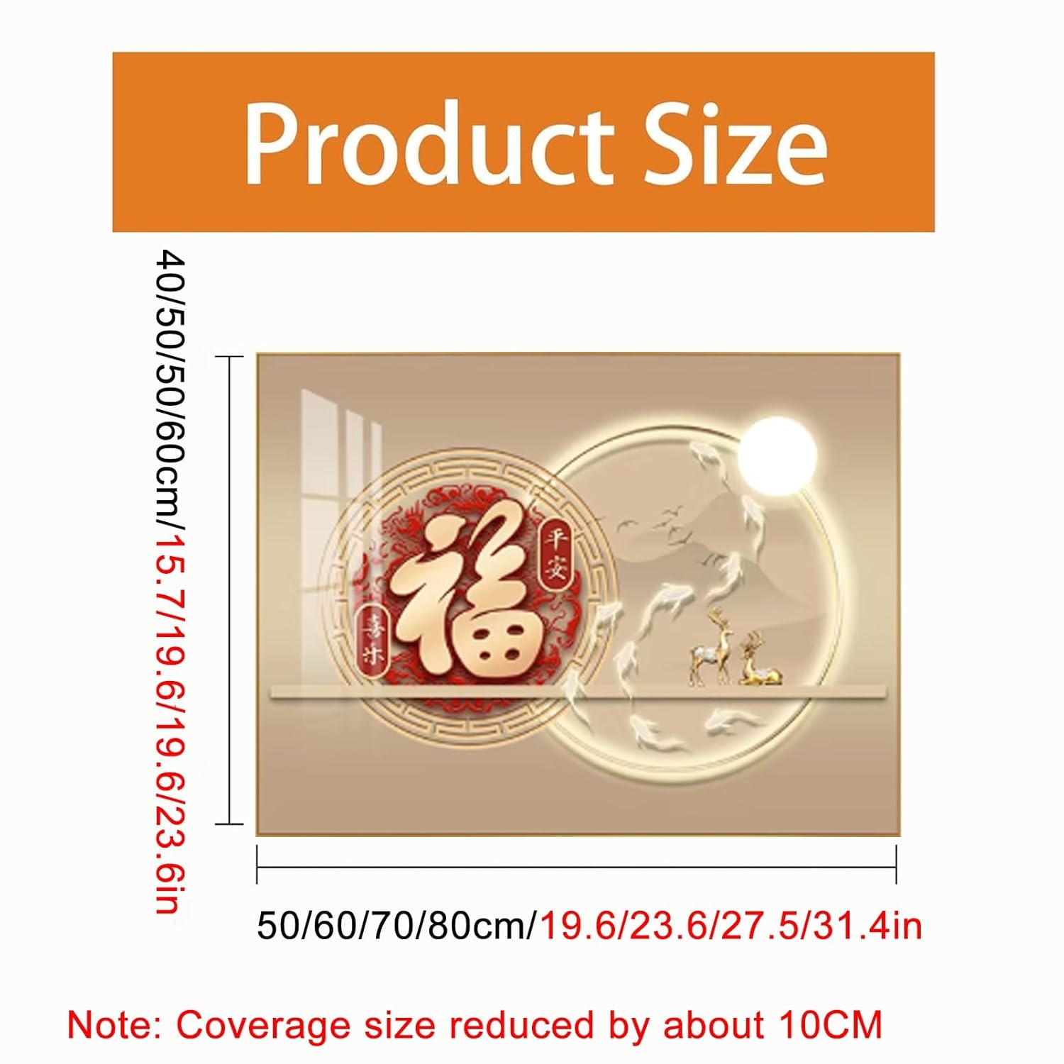 Breaker Box Decorative Cover with Crystal Surface, Indoor Fuse Box Cover with Black Frame, Mounted Wall Electrical Meter Panel for Home(Black1,50x60cm/19.6x23.6In)