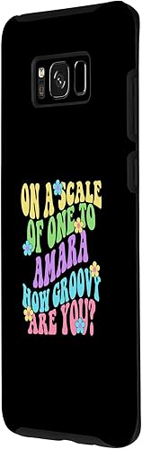Miniatura 2 de Galaxy S8+ AMARA Cute Retro Girls Groovy AMARA Personalized Name Case