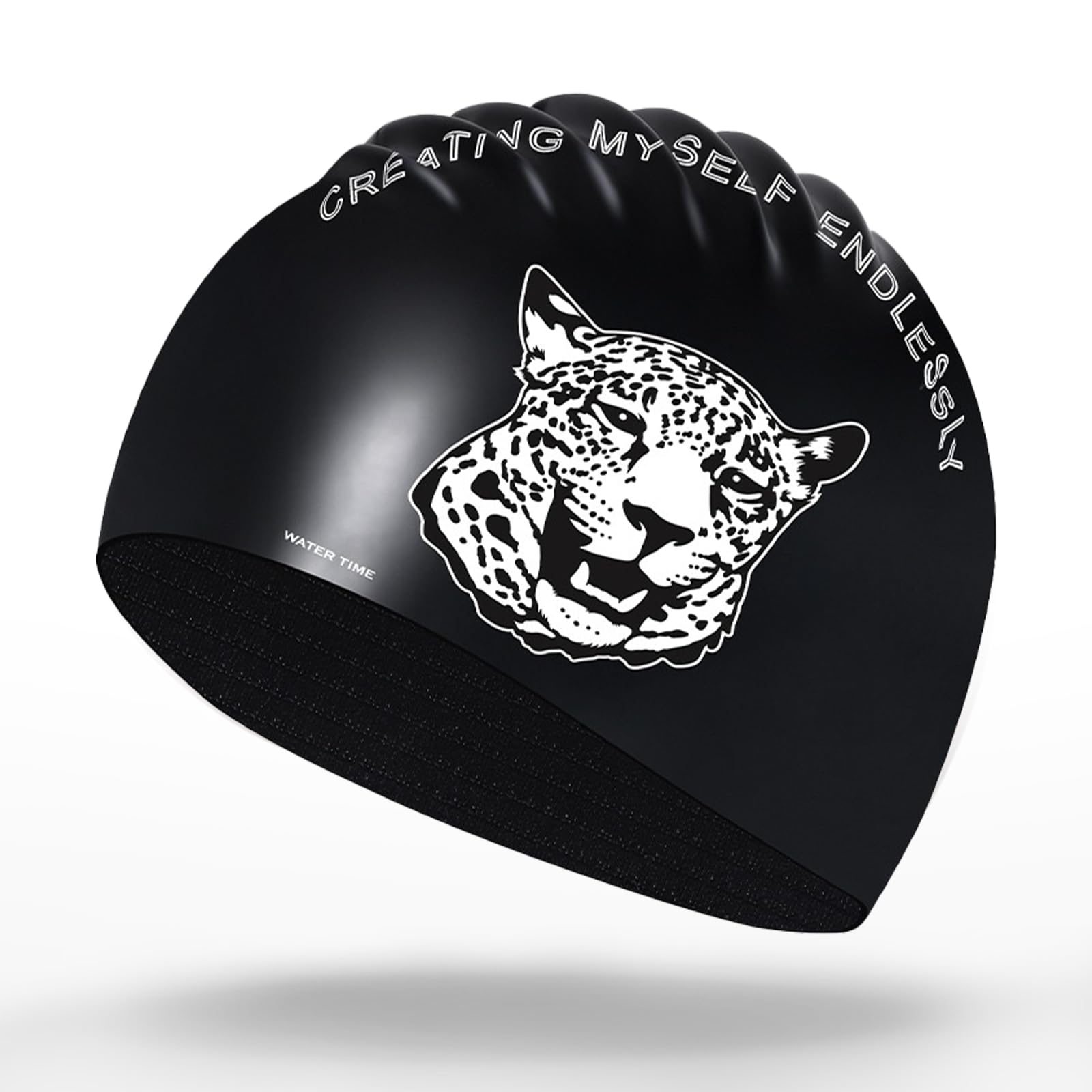 WATERTIME Leopard Swim Cap