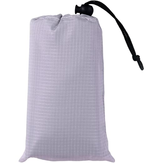 Outdoor Pocket Picnic Blanket Gray 200cmx210cm