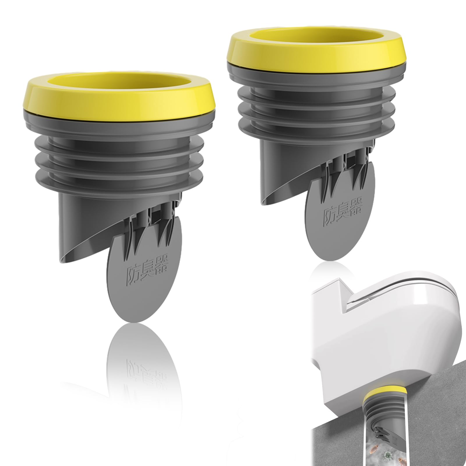 Snapklik.com : SAMIQU 2PCS Toilet Flanges Wax Rings
