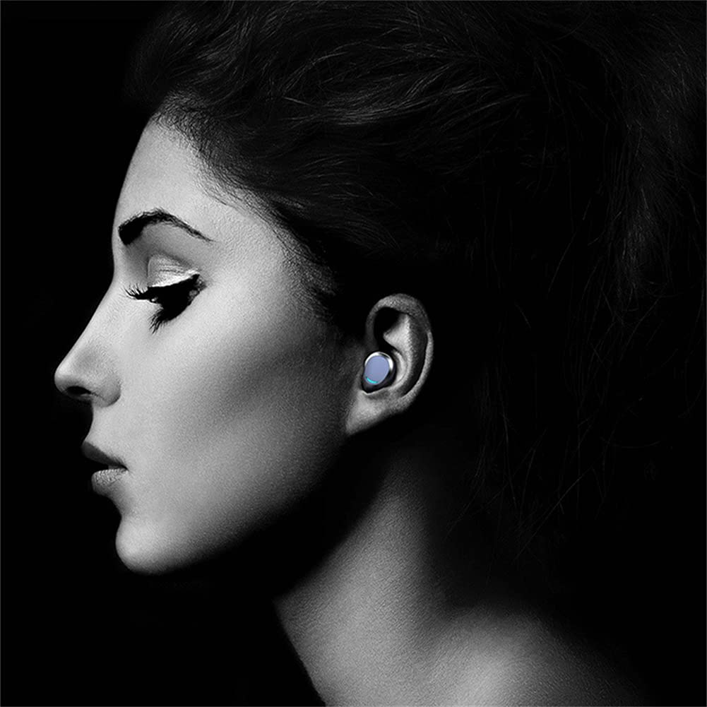 Cuffie Bluetooth in Auricolari in Esecuzione dell'orecchio con Rumore cancellazione del Microfono, Cuffie Auricolari Wireless con Microfono, per Lavoro, Sport, Gioco
