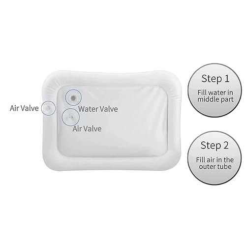 Miniatura 7 de PandaEar Paquete de 2 alfombrillas de agua inflables para bebés, juguetes inflables para bebés, recién nacidos de 3 a 24 meses, niñas y niños