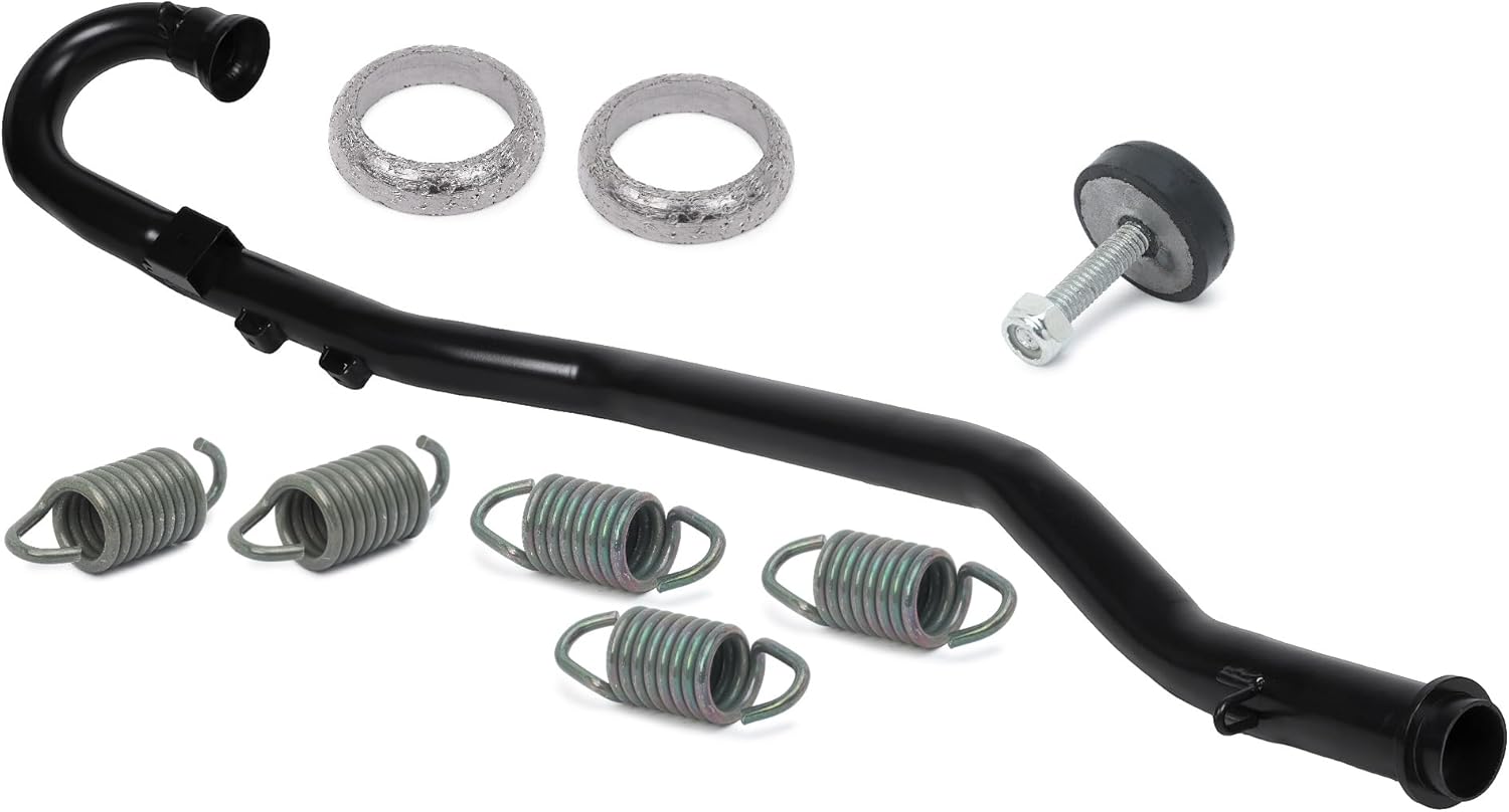 Exhaust PipeW/Ex Seal/Spring/Mount Nut Fit PolarisReplace1261080-029 1261242-029