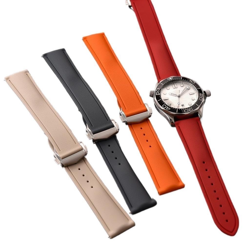 Correa de Reloj Universal Goma Suave 20 mm 21 22