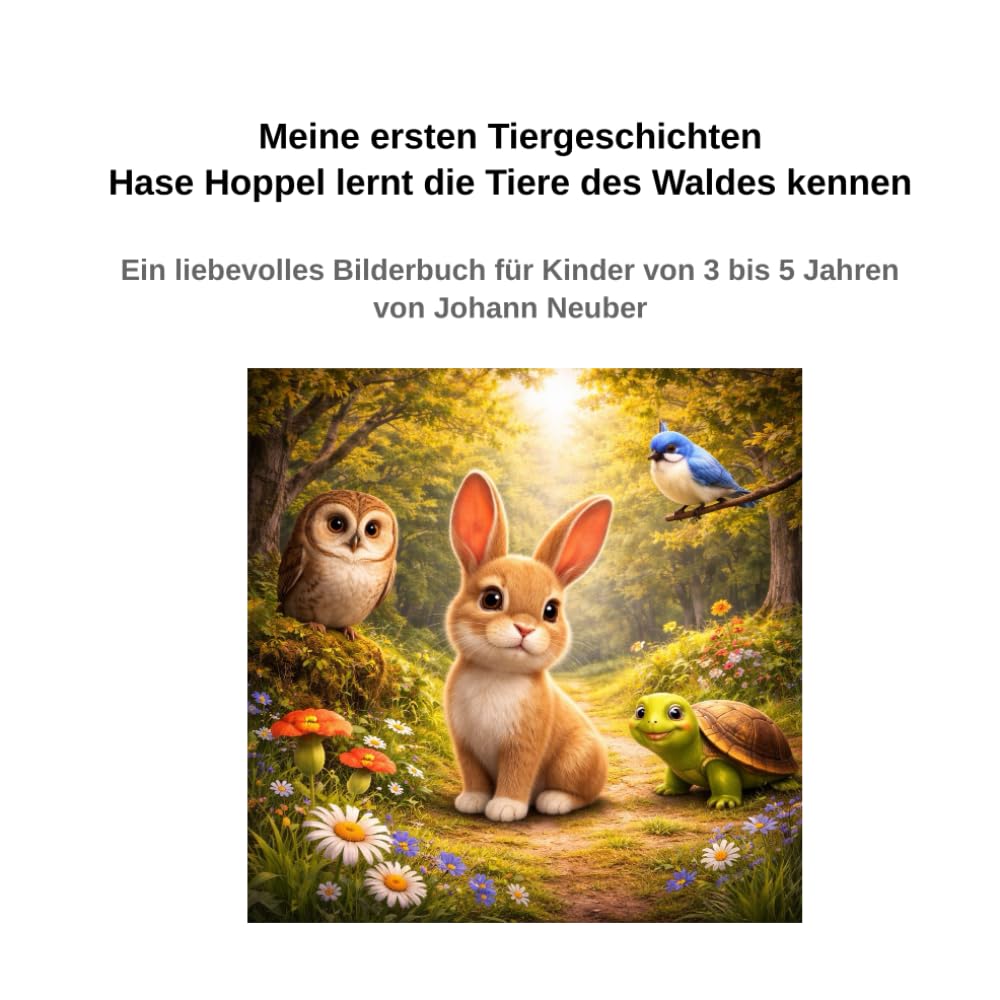 Meine ersten Tiergeschichten: Hase Hoppel lernt die Tiere des Waldes kennen