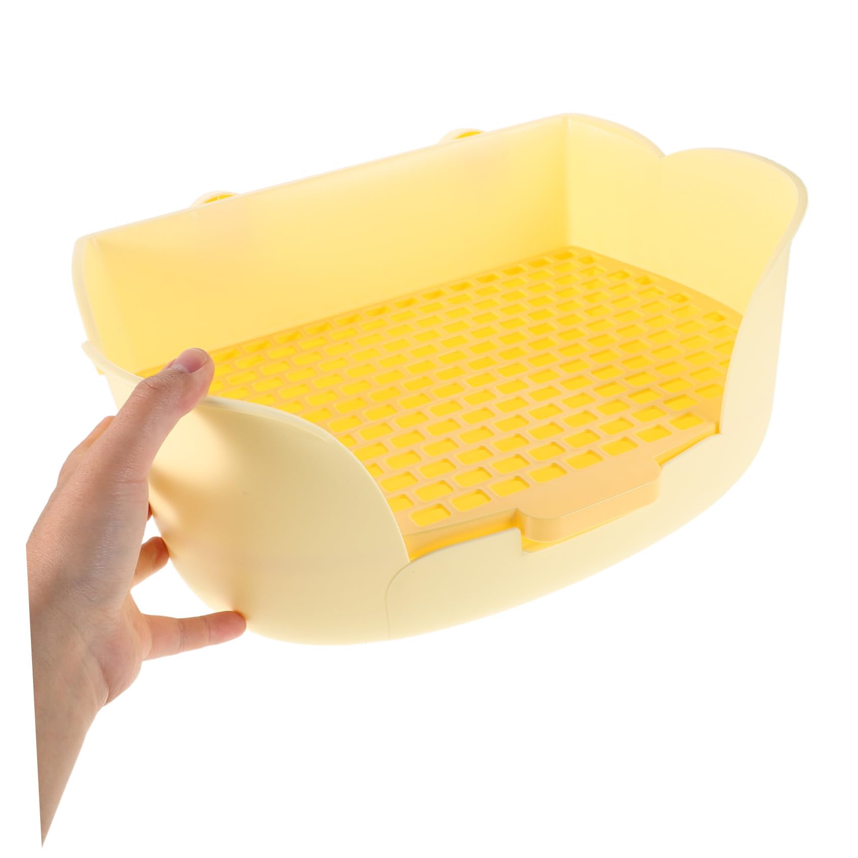 Gatuida Lettiera per Piccoli Animali Lettiera in Plastica per Conigli Furetti Cincillà Piccola