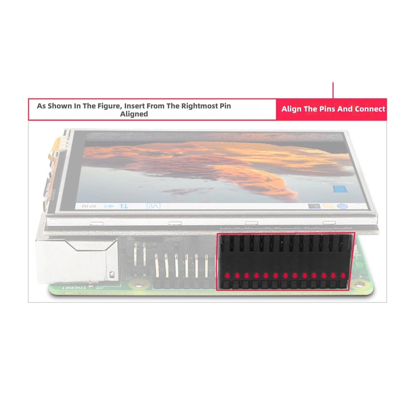 Módulo de pantallas táctiles sensibles de 3.5 pulgadas, resolución 480 x 320, tecnología táctil para desarrolladores, MHS Touch